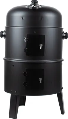 Produktbild von Holzkohlegrill Smoker BBQ Fass Gartengrill MalTec tragbar Kohlengrill Räucherei 3in1 Outdoor Camping Terrasse Räucherofen Stahl