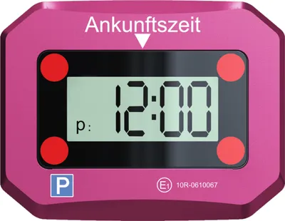Produktbild von Digitale elektronische Parkscheibe Parkuhr autmoatisch STVO KBA Zulassung