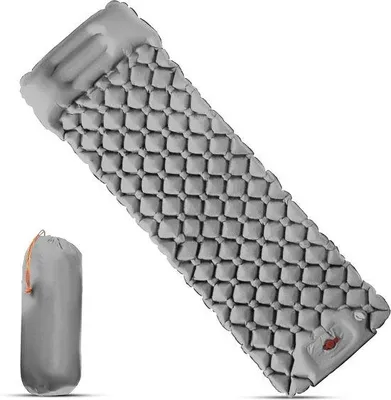 Produktbild von Famanu Campingmatratze mit integrierter Pumpe - grau