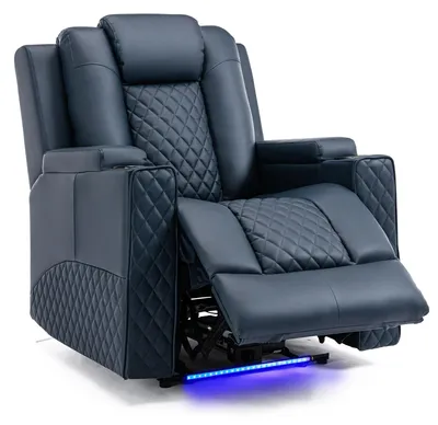 Immagine prodotto di Poltrone reclinabili elettriche - Poltrone massaggianti - Poltrone relax - con funzione massaggio - e illuminazione a LED - Poltrone TV regolabili