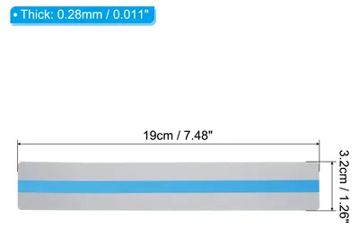 Produktbild von Gefš¹hrte Lesestreifen, 10 Stš¹ck Markierungsstreifen Highlight Farbige Lesezeichen Reduzieren visuellen Stress Lehrer Lehrmittel fš¹r den Unterricht, Blau