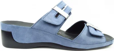 Produktbild von Vital Tina Nappa jeans Damen Pantolette in Blau, Größe 38