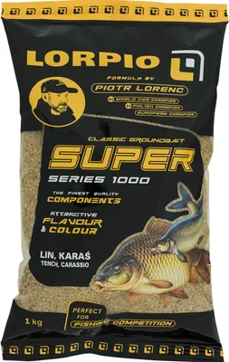 Obrázek produktu pro Lorpio Super Lin, kapr 1000g mletá návnada