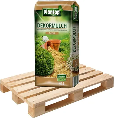Produktbild von Plantop Dekor Mulch natur 39 x 50l