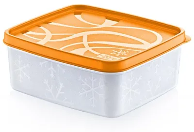 Produktbild von Aufbewahrungsdose Alaska mit Schnell-Gefrier-Funktion - Gefrierdose 650 ml Orange