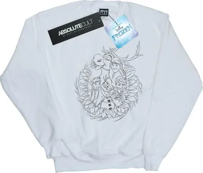 Produktbild von Disney - "Frozen Friends" Sweatshirt für Herren BI25547 (XL) (Weiß)