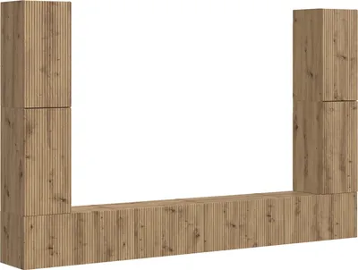 Obrázek produktu pro vidaXL Sada skříněk pod TV 8 ks Artisan dub dřevotříska