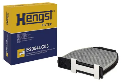 Produktbild von Innenraumfilter Aktivkohlefilter 58 mm HENGST FILTER für u.a. MB E-KLASSE