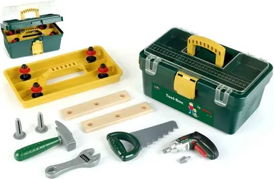 Produktbild von KLEIN Werkzeugkasten mit Bosch Schraubendreher