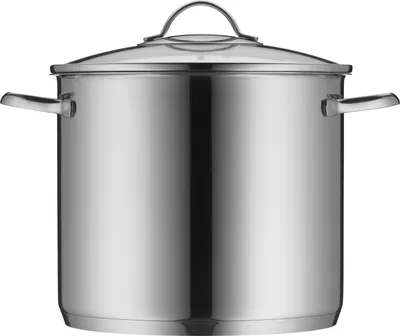 Produktbild von WMF Provence Plus Gemüsetopf 24cm, Glasdeckel, Topf groß 8,8l, Cromargan Edelstahl poliert, Topf Induktion, unbeschichtet, backofengeeignet