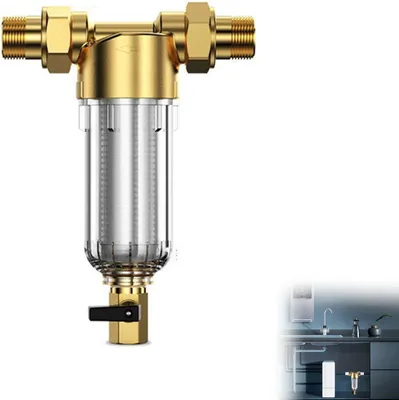 A water filter is shown against a white background.