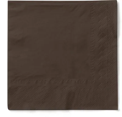 Produktbild von Sovie HOME Serviette Braun aus Tissue 33 x 33 cm, 3-lagig, 20 Stück