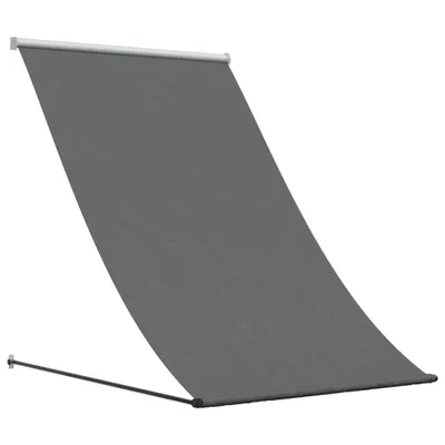 Produktbild von Markise Einziehbar Anthrazit 150x150 cm Stoff und Stahl