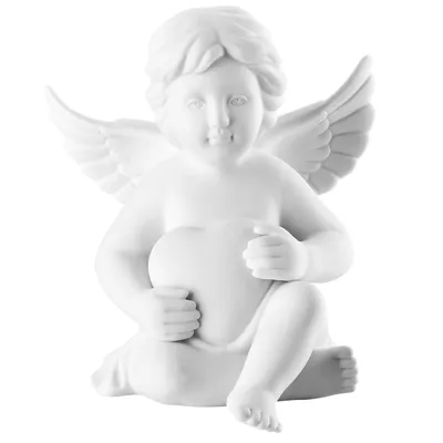 Produktbild von Rosenthal Engel gross Weiss Matt Engel mit Herz 14,5 cm