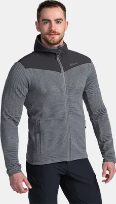 Immagine prodotto di Felpa in pile da uomo KILPI TANALI-M TM0202KI, colore grigio scuro, taglia: XS