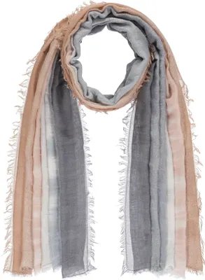 Imagen del producto de Bufanda Damenschal Passigatti en color beige claro con efecto degradado