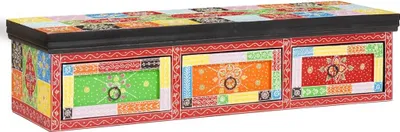 Immagine prodotto di Mobile TV Multicolore 100 x 30 x 24 cm Legno massello di mango