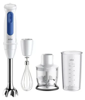 Produktbild von Braun MultiQuick 3 MQ30202M, Pürierstab, 900 W, Weiß
