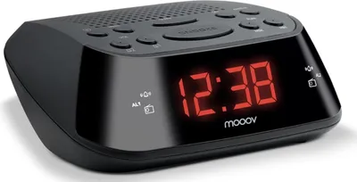 Produktbild von Metronic 477003 Uhrenradio - Radiowecker Schlummerfunktion Dual Alarm schwarz