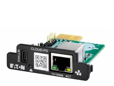 Zdjęcie produktu dla Eaton CLOUD-PS, Karta zarządzania siecią, Czarny, Fast Ethernet, 0 - 40 °C, 64 mm, 66,4 mm