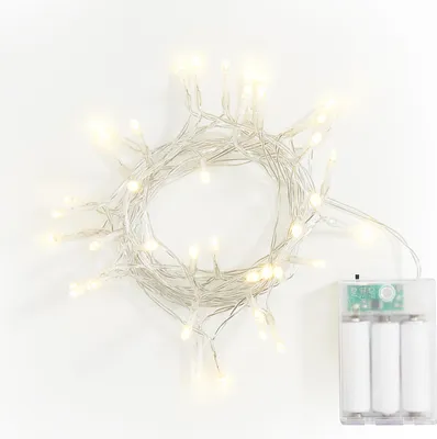 Produktbild von VBS Mini-LED-Lichterkette "40 LEDs", mit Timer 6/18 Std.