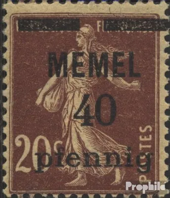 Produktbild von Briefmarken Memelgebiet 1920 Mi 22 gestempelt Aufdruckausgabe