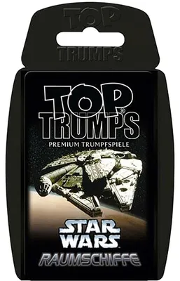 Obrázek produktu pro Winning Moves 63841 - Top Trumps, Star Wars Raumschiffe, Trumpfspiel, Quiz, Quartett, Wissensspiel