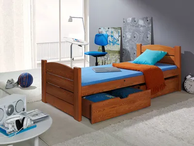 Immagine prodotto di Letto singolo 90x200 BRILON - ontano
