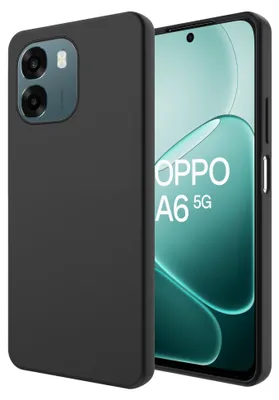 Image de Cazy Coque compatible avec Oppo A6 (4G/5G) / A6s (4G/5G) Coque en Silicone – Coque Flexible – Noir