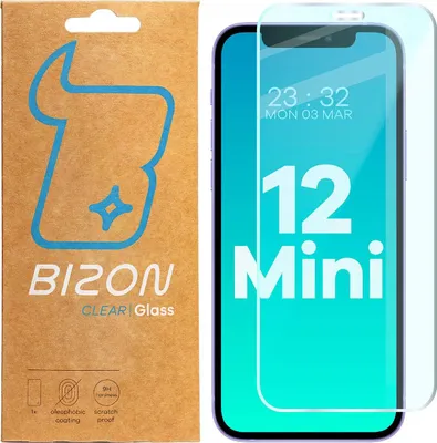 Produktbild von Bizon Glas Klar Apple iPhone 12 Mini