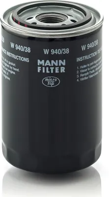 Produktbild von Ölfilter MANN-FILTER W 940/38 Anschraubfilter