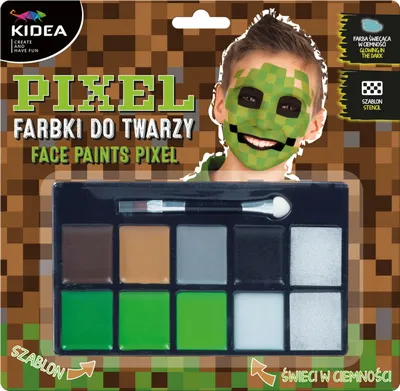 Obrázok produktu pre Pixel Kidea farby na tvár