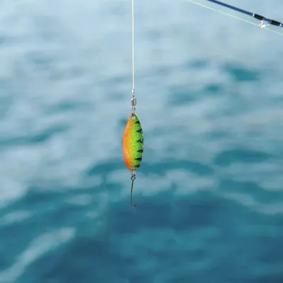 Zdjęcie produktu dla  Przynęta na pstrągi, błystka do łowienia pstrągów, 3,5 g/3,4 cm (Orange Green Panther)