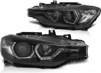 Produktbild von Xenon Scheinwerfer DRL LED Tagfahrlicht passend für BMW 3er F30 F31 Bj. 11-15 Schwarz