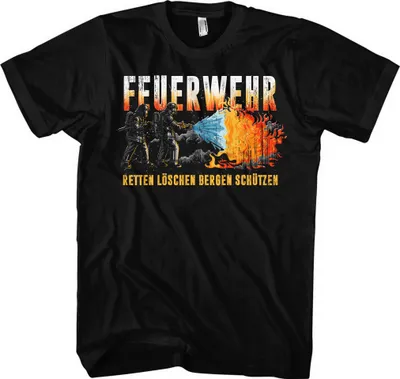 Produktbild von Feuerwehr T-Shirt | Held Freiwillige FFW Firefighter | M19 – XL / Schwarz