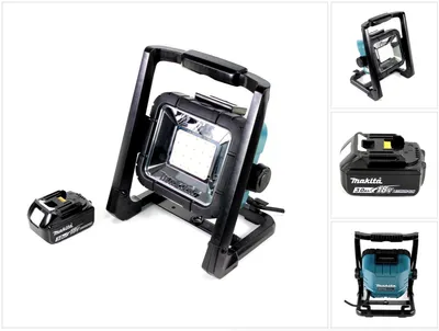 Immagine prodotto di Makita DEADML / DML 805 Faro da cantiere a LED 14,4 - 18 Volt / 230 Volt + 1x batteria Li-Ion 3Ah
