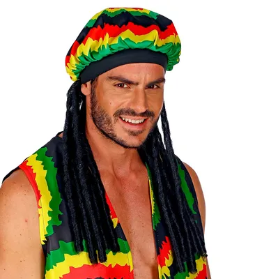 Produktbild von Dreadlocks Reggae Mütze für Herren