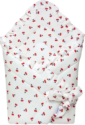 Produktbild von Musselin-Wickeldecke für Babys – Cherries