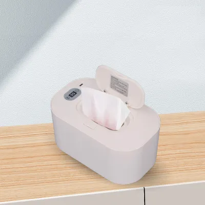 Obrázok produktu pre Ohrievač detských utierok, rýchle ohrievanie, konštantná teplota, dávkovač vlhkosti, prenosný ohrievač USB pre novorodencov