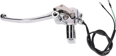 Immagine prodotto di Raccordo freno leva freno sinistra cromo incl. attacco specchio M10 per GY6 Grand Retro (diametro manubrio 25mm)