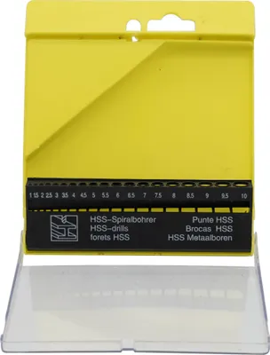 Produktbild von PTG Plastikbox leer 19-tlg. 1,0 - 10,0 x 0,5 mm