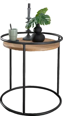 Produktbild von Beistelltisch 50 x 52 cm Wildeiche