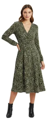 Produktbild von Damenkleid Only Mia gerade gebunden grün S