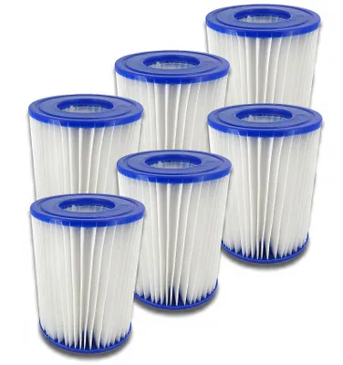 Produktbild von 6x Bestway Filter Filterkartusche Gr.2 für Quick Up Pool Filterpatrone 58094