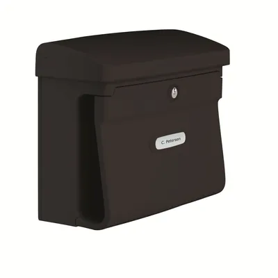 Produktbild von BURG-WÄCHTER Briefkasten Bremen 885 BR mit Zeitungsfach, Matt-Optik, A4 Einwurf-Format, EU Norm EN 13724, Kunststoff