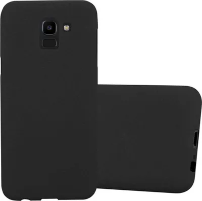 Produktbild von Cadorabo Schutzhülle für Samsung Galaxy J6 2018 Hülle in Schwarz Handyhülle TPU Etui Cover Case