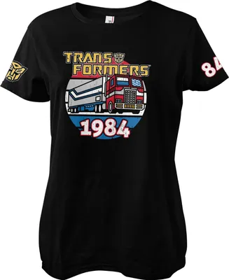 Produktbild von Optimus Prime of 1984 Girly Tee - Large - Black