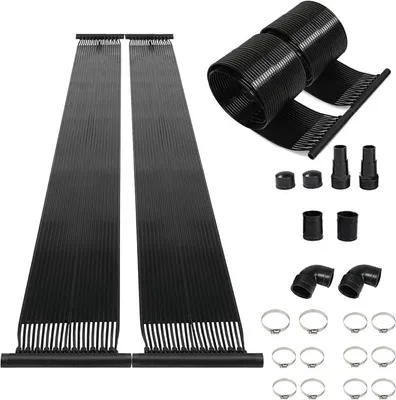 Produktbild von Solarkollektor Poolheizung, 600 x 73 cm, für Pools bis 24.000 | UV-beständig & erweiterbar, Energieeinsparend Poolheizung, Schwimmbad Warmwasser, Mit Adapter