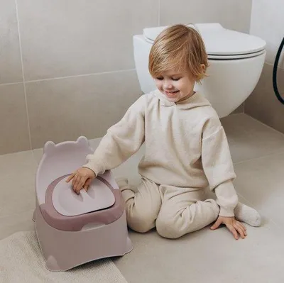Zdjęcie produktu dla Toaleta dla dzieci – dla dziewczynek i chłopców – od 2 lat – kompaktowa – przenośna – 3 zestawy upominkowe – różowa
