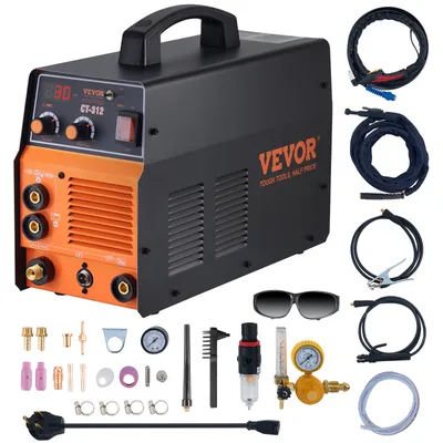 Produktbild von VEVOR 3-in-1-Plasmaschneider-Schweißgerät, CT-312 WIG/MMA-Plasmaschneidgerät-Kombigerät, 30-A-Plasmaschneider, 120-A-WIG-Schweißgerät und 120-A-Elektrodenschweißgerät